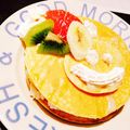 K_kyoka's cooksnap of when they made 朝食に✾軽量カップで簡単パンケーキ.