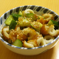 もんしゅしゅ's cooksnap of when they made たたき胡瓜と竹輪の梅肉和え.