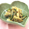 さとみわ's cooksnap of when they made たけのこときゅうりで☆くるみ味噌和え.