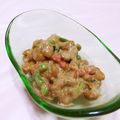 赤い電話's cooksnap of when they made 梅肉納豆.