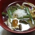 よん妻's cooksnap of when they made 関西風山菜おろしうどん.