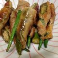 きよやよ's cooksnap of when they made 究極の焼肉のたれでオクラ豚巻き.