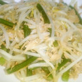 よ み's cooksnap of when they made 油不使用！もやしとにんにくの芽のツナ炒め.