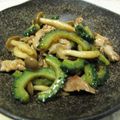 サンショウウオ家's cooksnap of when they made ゴーヤと豚バラのオイスター炒め.