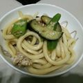 nanahouse1's cooksnap of when they made 夏野菜の焼きうどん.