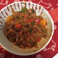 2歩レベルアップ's cooksnap of when they made ストウブでナスのドライカレー.