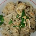 mikuake's cooksnap of when they made 簡単！　ニラと　ごぼうの　炊き込みご飯♪.