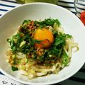 麻's cooksnap of when they made 納豆うどん.