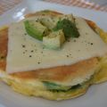 おんかめ's cooksnap of when they made アボカドチーズのパンケーキ.