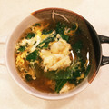 runrun*'s cooksnap of when they made 超簡単に！レタスと卵のスープ.