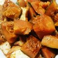 akko。's cooksnap of when they made 煮汁がしゅんで美味しい南瓜と厚揚げの煮物.