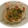 ☆AMR☆'s cooksnap of when they made シャキシャキッ♪水菜とカニカマの和え物.