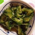 いせご's cooksnap of when they made ゴーヤのお漬物♪.