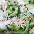 N☆ﾐ's cooksnap of when they made 酢玉ねぎで★ゴーヤとツナのさっぱり和え.