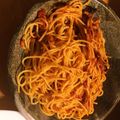 komugiko4's cooksnap of when they made トマトソースとチーズのスパゲティー.