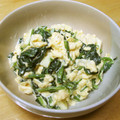 ぽりぽり拓庵's cooksnap of when they made 栄養満点☆ほうれん草といり卵のサラダ.