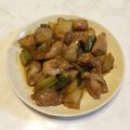 ikesatto's cooksnap of when they made 焼鳥風　鶏肉のねぎたっぷり炒め《タレ味》.