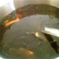 stw。's cooksnap of when they made いわしはんぺん（黒はんぺん）のお吸い物.