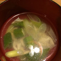 クック76426A☆'s cooksnap of when they made オクラと鶏ささみのとろとろ塩スープ.