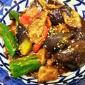 ネコ日和's cooksnap of when they made 茄子と豚肉のピリ辛味噌炒め.