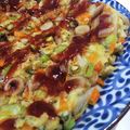 yuzunon's cooksnap of when they made 簡単ランチ★もちもち素麺のお焼き.