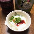 YUKIKI☆'s cooksnap of when they made ヨーグルトに★いちご抹茶.