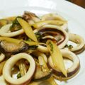 Coo1215's cooksnap of when they made 上海家庭料理♡イカのセロリ炒め.