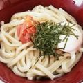ゆみモコ's cooksnap of when they made 《簡単！パスタソースで明太釜玉うどん》.