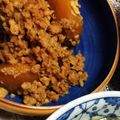 candybreak's cooksnap of when they made ご飯のおかずになるカボチャのそぼろ煮♡.