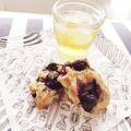 ねーぽんにゃんにゃん's cooksnap of when they made 簡単♡ブルーベリースコーン♡スタバ風.