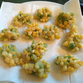 Keomy's cooksnap of when they made 甘い！とうもろこしの天ぷら♪.