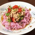 ゆにこーん☆'s cooksnap of when they made トマトとツナと薬味のぶっかけそうめん.