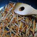 mokecocco's cooksnap of when they made お母さんの辛いきんぴらごぼう☆.
