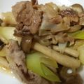 おみえだす's cooksnap of when they made 夏はコレ‼︎ 豚肉と長ネギの味ぽん炒め.