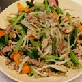 crmcheese's cooksnap of when they made 牛肉ともやしの炒め物.