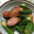 まま♡'s cooksnap of when they made 簡単☆オクラとウィンナーのオイスター炒め.
