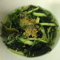 ecobeer's cooksnap of when they made 韓国　胡瓜と若布冷製　オイミヨクネングク.