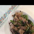 かおりんぱんだ's cooksnap of when they made 豚こま肉とつるむらさきのオイスター炒め.