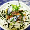 flatty1016's cooksnap of when they made さんまのヅケ.