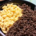 ちぃままHey's cooksnap of when they made そぼろごはん☆お弁当にもおすすめ.