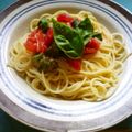 Jock's cooksnap of when they made オクラde冷製パスタ.