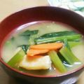 あ～ちゃんさ～ちゃん's cooksnap of when they made 炒め小松菜deみそ汁.