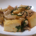 クックCT33O8☆'s cooksnap of when they made 豚肉と厚揚げの甘味噌炒め.