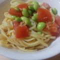 搾り汁's cooksnap of when they made 簡単！トマトとツナの冷製パスタ♪.