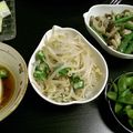 蛍光灯より豆電球's cooksnap of when they made もやしとオクラのナムル.