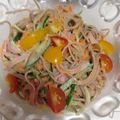 小石川あや's cooksnap of when they made お酒が飲みたくなる♬大人の蕎麦サラダ.