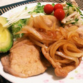 のらねこじょーんず's cooksnap of when they made 焼肉のたれ+酢で豚の照り焼き.