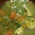 さばを's cooksnap of when they made 超簡単おいしい！トマトと鶏レバースープ♪.