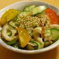 もんしゅしゅ's cooksnap of when they made きゅうりとちくわの中華サラダ.