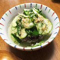 YUKIKI☆'s cooksnap of when they made 夏バテしらず！きゅうりと大葉の冷汁ごはん.